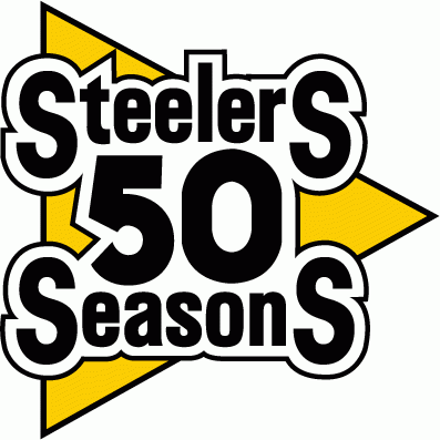 Pittsburgh Steelers 1982 Anniversary Logo heat sticker